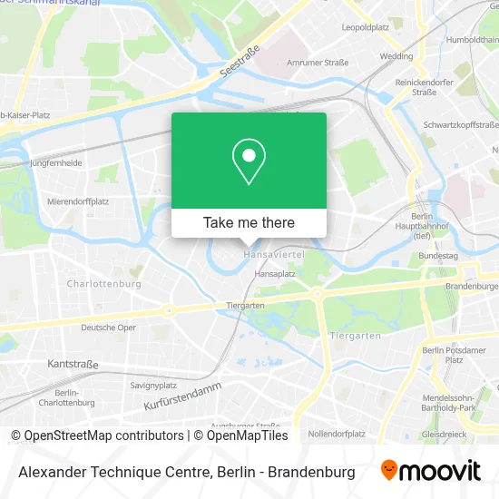 Alexander Technique Centre map