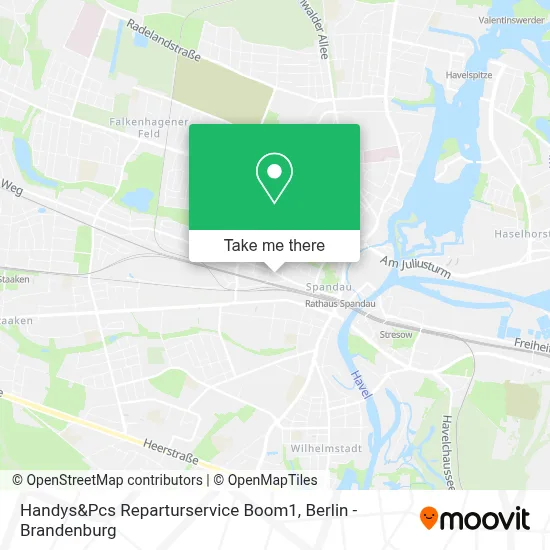 Handys&Pcs Reparturservice Boom1 map