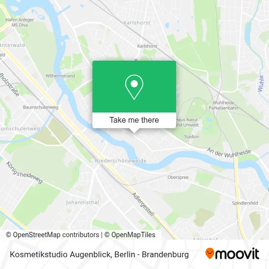 Kosmetikstudio Augenblick map