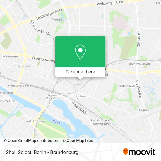 Shell Select map