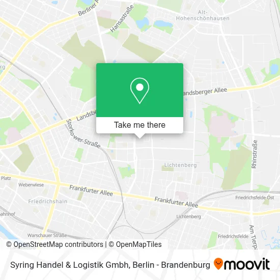 Syring Handel & Logistik Gmbh map