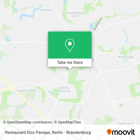 Restaurant Dos Parejas map