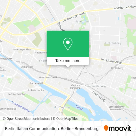 Berlin Italian Communication map