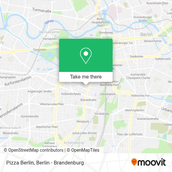 Pizza Berlin map