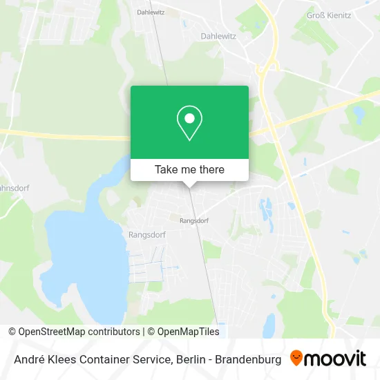André Klees Container Service map