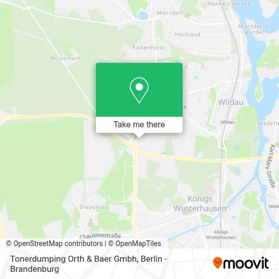 Tonerdumping Orth & Baer Gmbh map