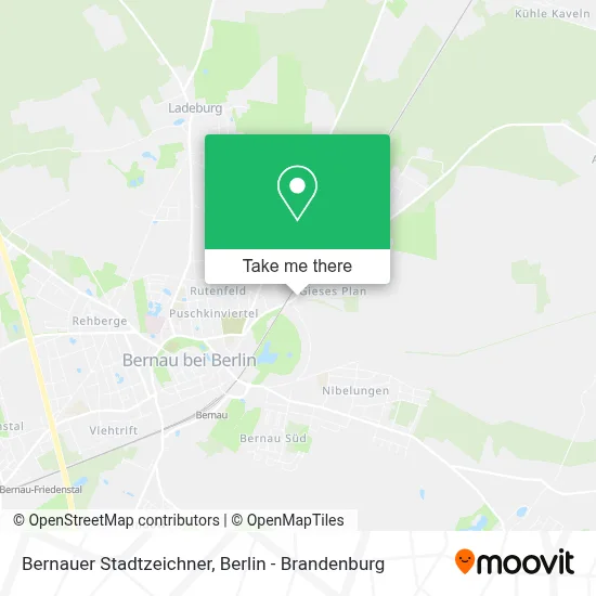 Bernauer Stadtzeichner map
