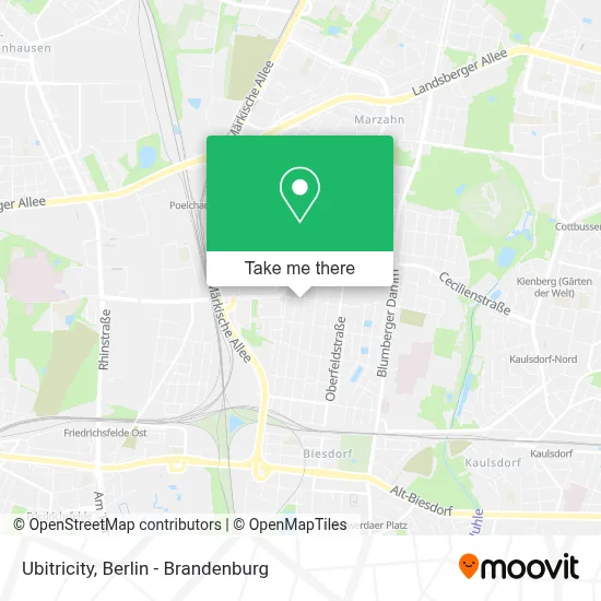 Ubitricity map