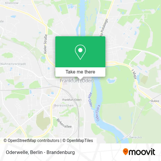 Oderwelle map