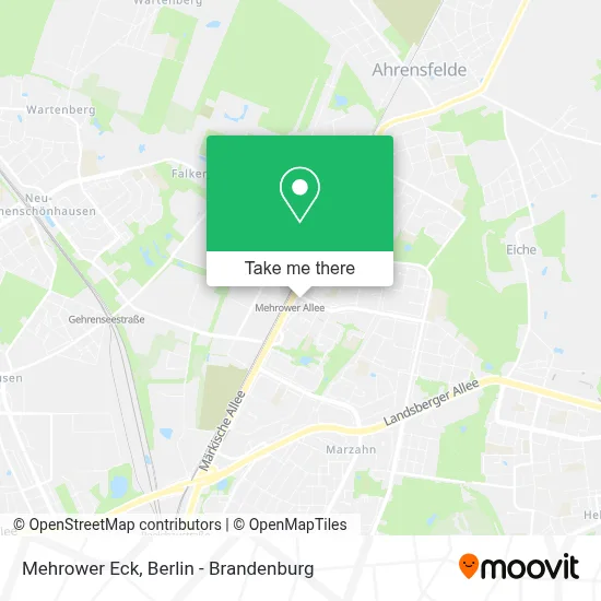 Mehrower Eck map