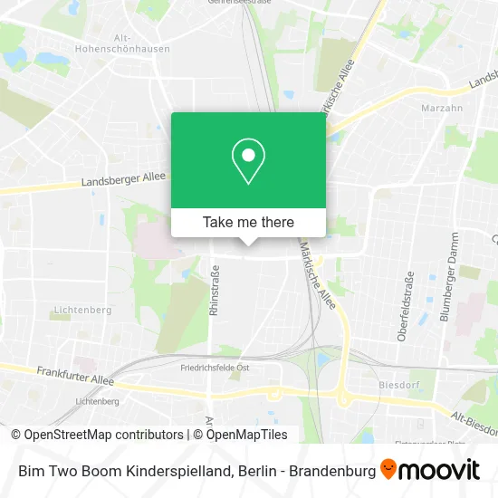 Bim Two Boom Kinderspielland map