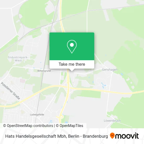 Hats Handelsgesellschaft Mbh map