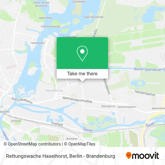 Rettungswache Haselhorst map