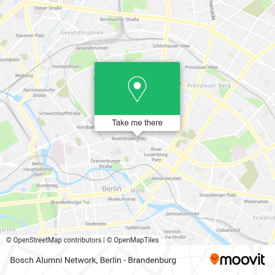 Bosch Alumni Network map