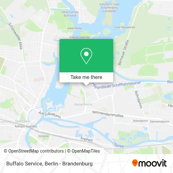 Buffalo Service map