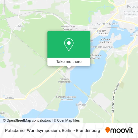 Potsdamer Wundsymposium map