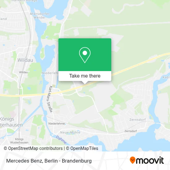 Mercedes Benz map