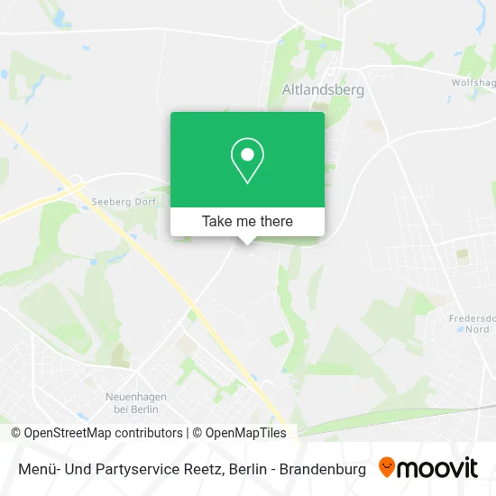 Menü- Und Partyservice Reetz map