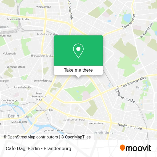 Cafe Dag map