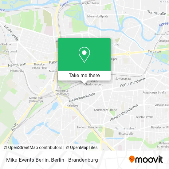 Mika Events Berlin map