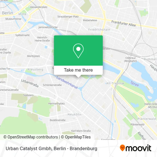 Urban Catalyst Gmbh map