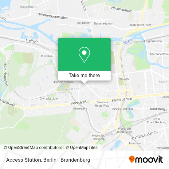 Access Station map