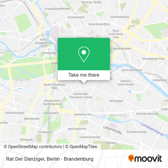 Rat Der Danziger map
