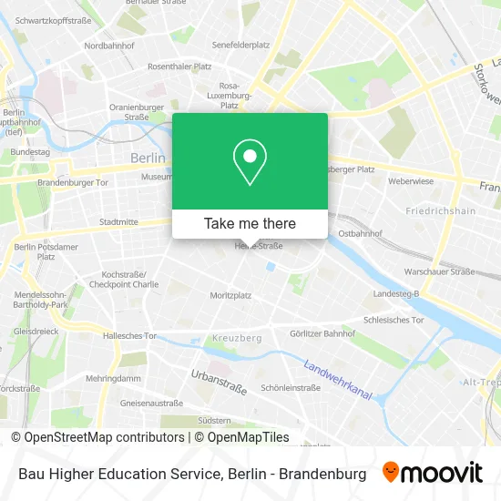 Bau Higher Education Service map