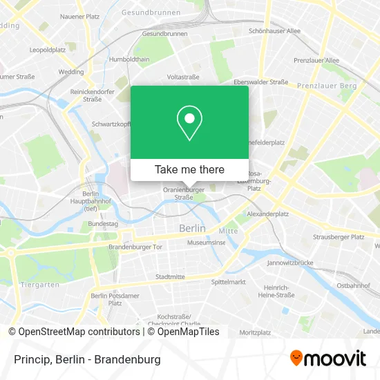 Princip map