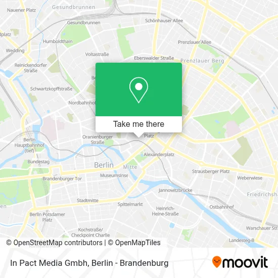 In Pact Media Gmbh map