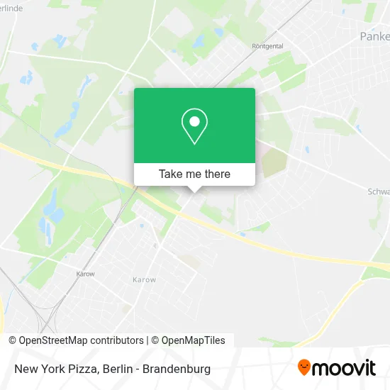 New York Pizza map