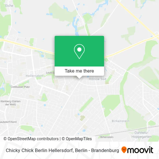 Chicky Chick Berlin Hellersdorf map
