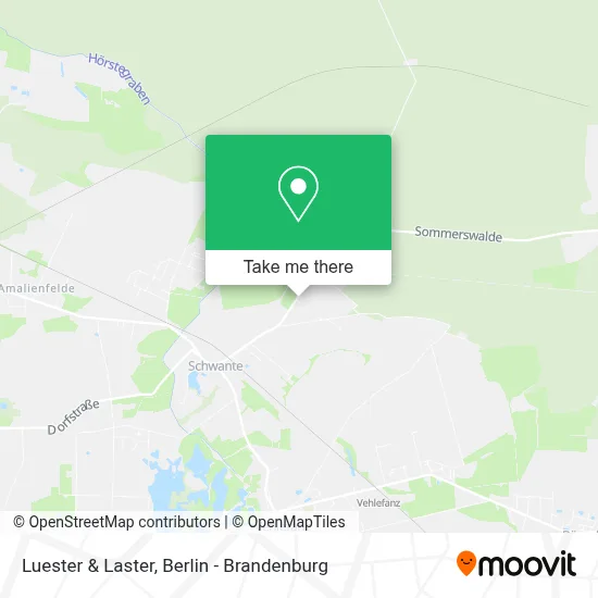 Luester & Laster map