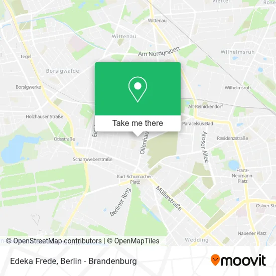 Edeka Frede map