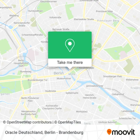 Oracle Deutschland map