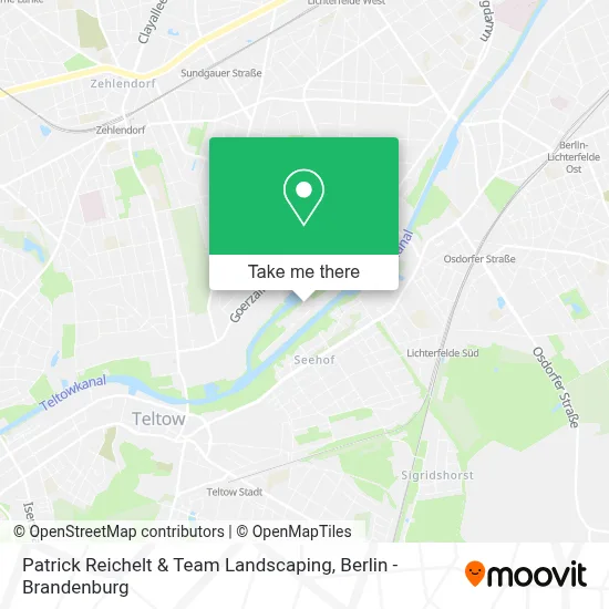 Patrick Reichelt & Team Landscaping map