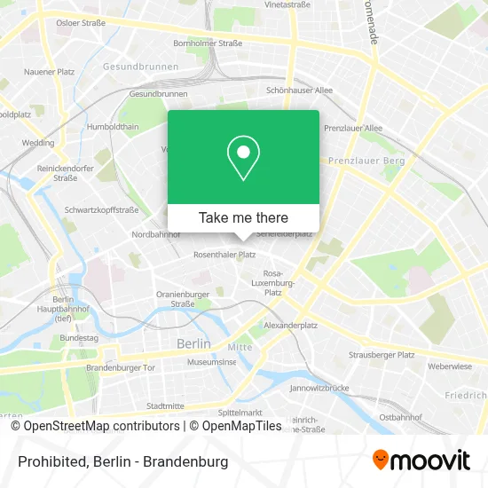 Prohibited map