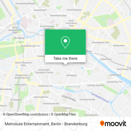Metroluxe Entertainment map