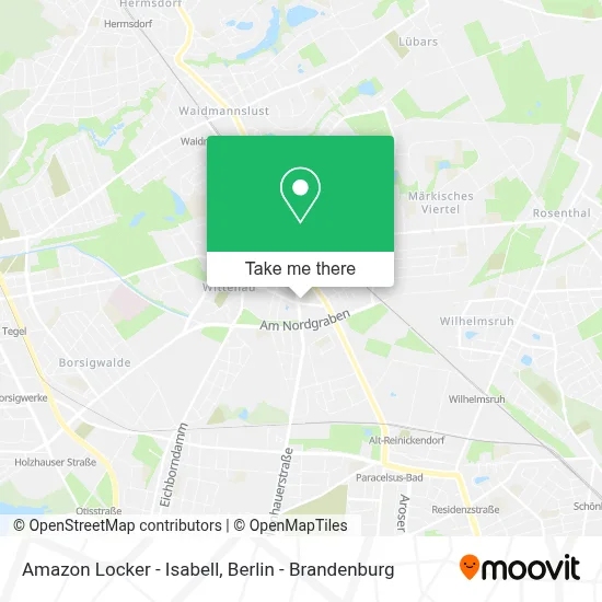 Amazon Locker - Isabell map