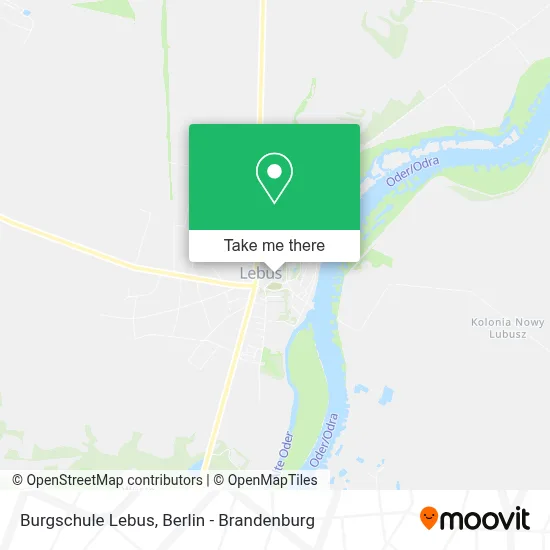 Burgschule Lebus map