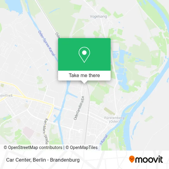 Car Center map