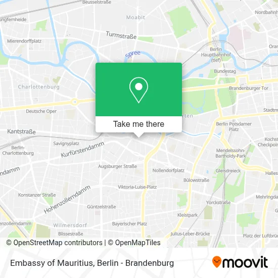 Embassy Of Mauritius map