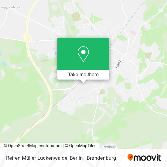 Reifen Müller Luckenwalde map