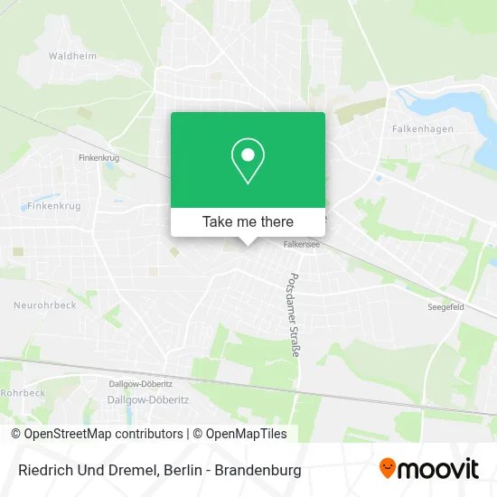 Riedrich Und Dremel map