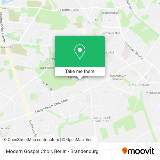 Modern Gospel Choir map