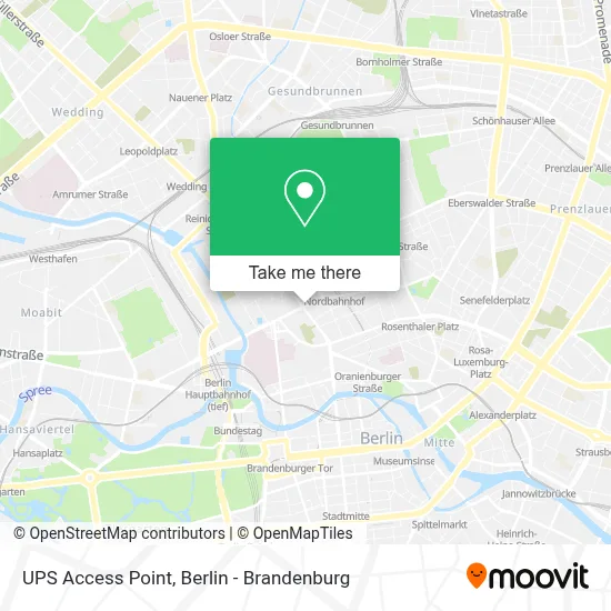 Ups Access Point map