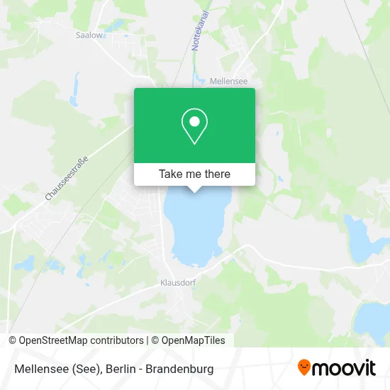 Mellensee (See) map