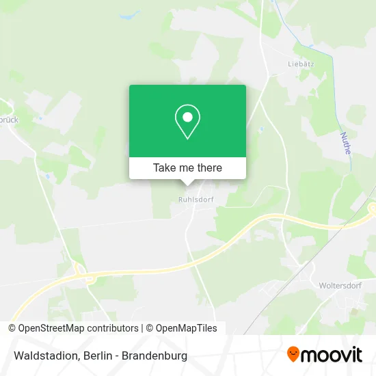 Waldstadion map