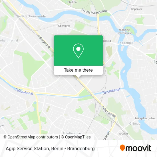 Agip Service Station map