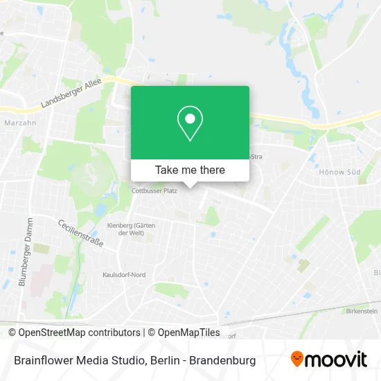 Brainflower Media Studio map